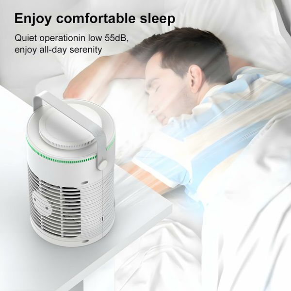 Portable Air Conditioners Fan with 3 Speeds 7 Colors,Small Mini Ac Unit for Bedroom  Air Cooleror Office Outdoor Camping