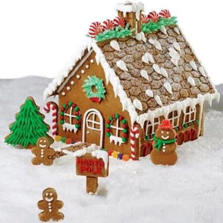 Gingerbread House Cookie Cutter Set, 3D House Cookie Cutters, Gingerbread House Kit for Holiday, Winter, Christmas and Gingerbread House Kit for Kids