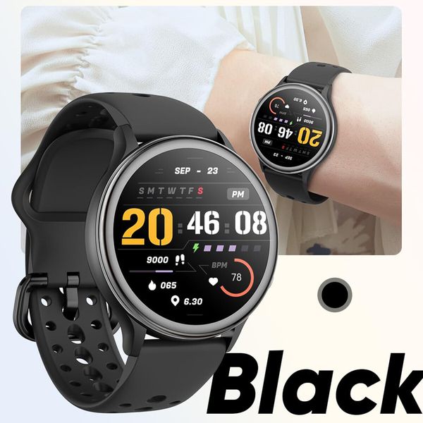 Smart Watches,Fitness Tracker with SpO2 Monitor,IP67 Waterproof Activity Tracker,Smart Watch for Android Phones and iPhone Compatible (Black)