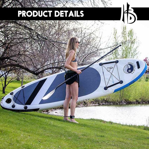 Stand Up Paddle Board Inflatable SUP Surfboard Paddleboarding Kayak Surfing Standing Adventure Accessories Pump 10.6ft 320cm