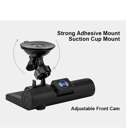 Lens Car Dash Camera Front Inside Rear Camera Car Camera Wide Angle Looping Recording G-Sensor Max Support Card HDR Motion Detection