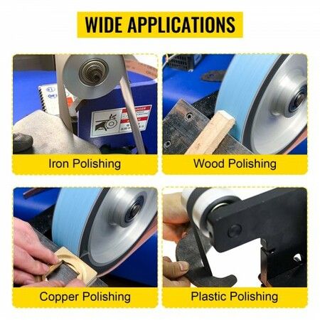 Belt Grinder 2\"x72\" Wheel Set, Complete Belt Knife Grinder Wheel Set, Aluminum Belt Grinder Wheel Crowned, for Knife Grinder 5\" Drive Wheel 0.94\" Bore 3\" Tracking 2\" Idler Wheels (5\"-3\"-