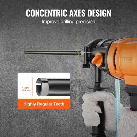 Core Drill Bit, 1" Wet Diamond Core Drill Bits, 14" Drilling Depth Concrete Core Drill Bit, 5/8"-11 Inner Thread, Laser Welding, Diamond Wet Coring Bit for Concrete Brick and Block