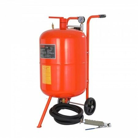 20 Gallon Sand Blaster 60-110 PSI High Pressure Sandblaster with 4 Nozzles