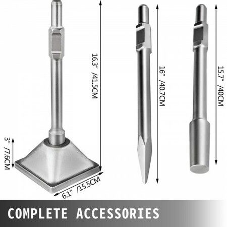 Jack Hammer 1-1/8鈥?Tamper Shank, Dirt Tamper 6x6鈥?Compactor Plate with Electric Chisel Dirt Compactor, Demolition Jackhammer Bits Solid Compactor Breaker Hammer Concrete Tamper Asphalt Tools