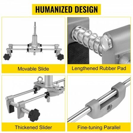 8-Piece Door Lock Hole Opener Kit, Lock Mortiser Door Fitting Kit with 3pcs Tungsten Steel Cutters & Accessories,Mortising Jig Tool Hole Saw Door Opener, for Wooden Doors