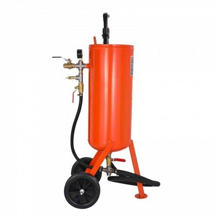 10 Gallon Heavy-Duty Sand Blaster 60-110 PSI with 2 Nozzles & 7.5ft Hose