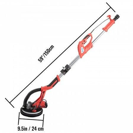 Drywall Sander Electric Drywall Sander 750W Foldable Wall Sander LED Strip Light