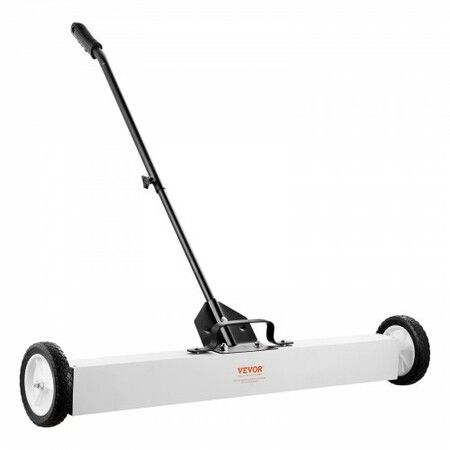 36-Inch Magnetic Sweeper with Wheels Telescoping Magnetic Pickup Tool