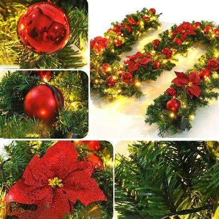 270cm Christmas Tinsel Garland Christmas Tree Garland  Hanging  Xmas Tinsel Garland for Home Decor  Multi Colors