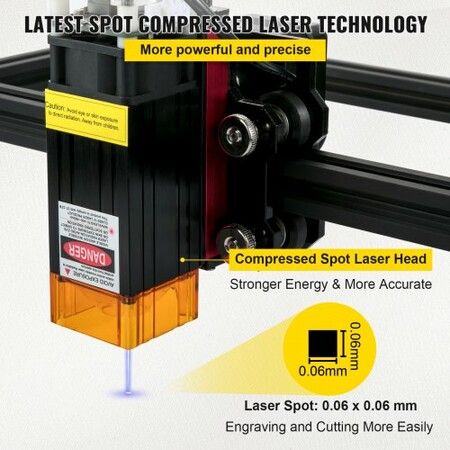 Desktop Laser Engraver 12.2"x11.8" Large Engraving Area 5.5W Laser Power