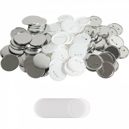 3" 75mm Button Badge Parts Supplies for Button Maker Machine 200 Sets