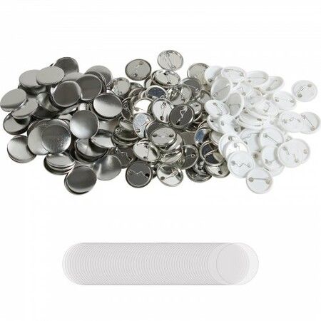 1.25" 32mm Button Badge Parts Supplies for Button Maker Machine 500 Sets