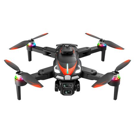 8K Dual Camera Drone 2.4G Brushless Optical Flow Obstacle Avoidance Aerial Photography Drone Color Black And Red