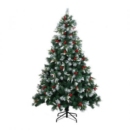 SANTACO Christmas Tree Snow Flocked 2.1M