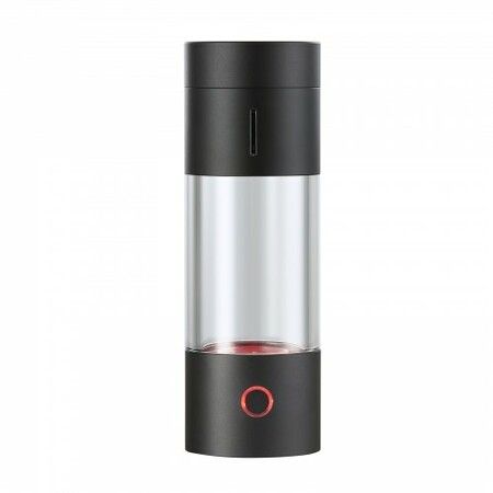 Hydrogen Water Bottle Generator, 230 ml / 8.1 oz Capacity Portable Hydrogen Water Maker, SPE Technology Hydrogen Rich Water Ionizer Machine with Nasal Inhalation Tube and Self-Cleaning