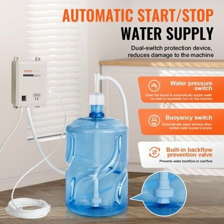 220V Bottled Water Dispensing Pump System Flojet BW1000A Bunn 40PSI 4Gal/Min