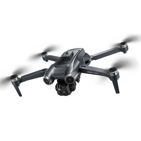 8K HD Dual Cameras Drone Professional Optical flow Positionin WIFI FPV GPS Dron RC Quadcopter Toy Color Black