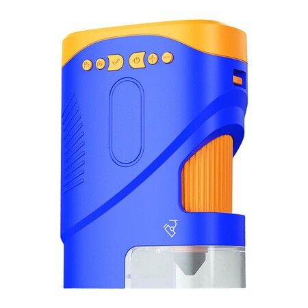 Portable 1080P Handheld Microscope 1000X With Photo And Video Functions Educational Mini Pocket Outdoor Toy For Kids Color Blue