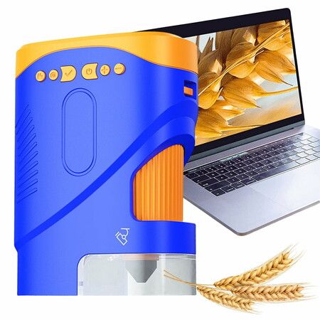 Portable 1080P Handheld Microscope 1000X With Photo And Video Functions Educational Mini Pocket Outdoor Toy For Kids Color Blue