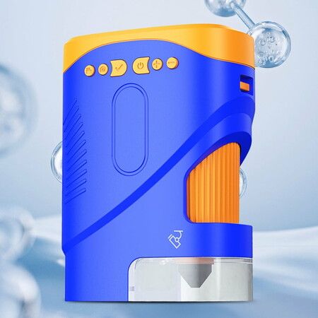 Portable 1080P Handheld Microscope 1000X With Photo And Video Functions Educational Mini Pocket Outdoor Toy For Kids Color Blue