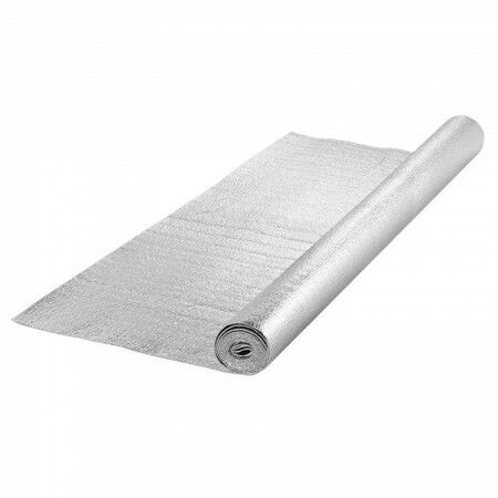 Double Reflective Insulation Roll Foam Core Radiant Barrier 120 x 48 Inch / 3 x 1.2M