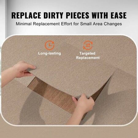 Carpet Tiles Peel and Stick 18x 18 Squares Self Adhesive Carpet Floor Tile Soft Padded Carpet Tiles Easy Install DIY for Bedroom Living Room Indoor Outdoor