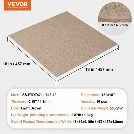 Carpet Tiles Peel and Stick 18x 18 Squares Self Adhesive Carpet Floor Tile Soft Padded Carpet Tiles Easy Install DIY for Bedroom Living Room Indoor Outdoor