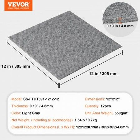 Carpet Tiles Peel and Stick 12x 12 Squares Self Adhesive Carpet Floor Tile Soft Padded Carpet Tiles Easy Install DIY for Bedroom Living Room Indoor Outdoor