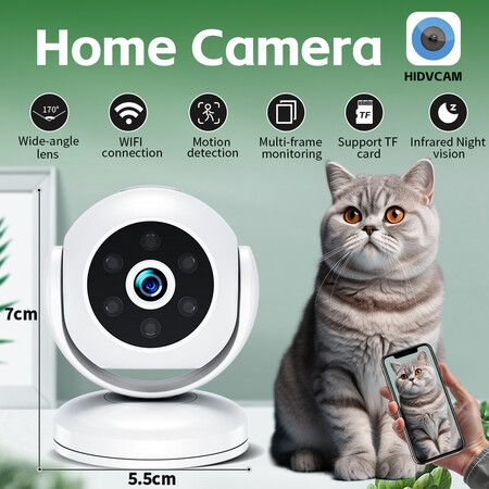 4K Wireless Home Camera Baby Monitor 2.4Ghz Wifi Auto Tracking Panoramic Cameras Webcam Monitor