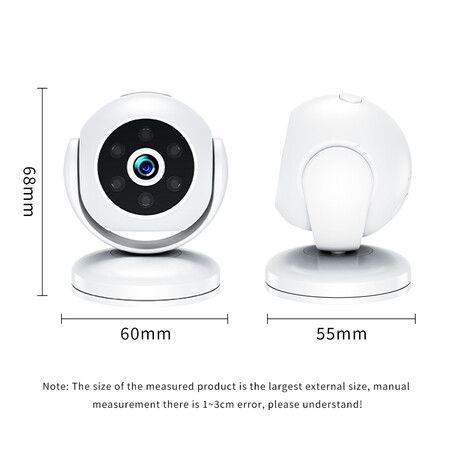 4K Wireless Home Camera Baby Monitor 2.4Ghz Wifi Auto Tracking Panoramic Cameras Webcam Monitor