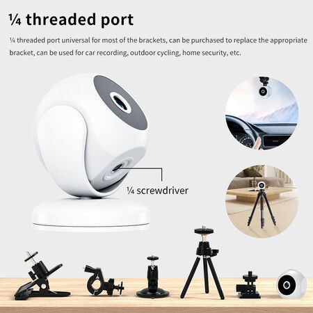 4K Wireless Home Camera Baby Monitor 2.4Ghz Wifi Auto Tracking Panoramic Cameras Webcam Monitor