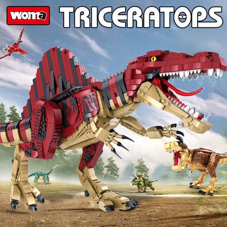 2005Pcs Blocks Building Set for 6+ Years Old Fans of Jurassic Theme & Prehistoric World, Gift Toy for Boys and Girls