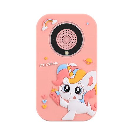 Kids Smart Phone for Girls, Digital Camera Dual Lens Camera Music Player E-Book for Kids (Pink)