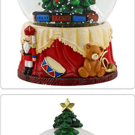 Christmas  Snow Globe Resin Glass  Christmas Tree  Desktop Decorations