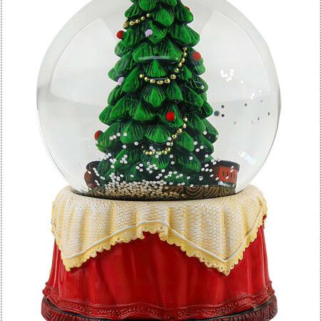 Christmas  Snow Globe Resin Glass  Christmas Tree  Desktop Decorations