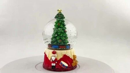 Christmas  Snow Globe Resin Glass  Christmas Tree  Desktop Decorations