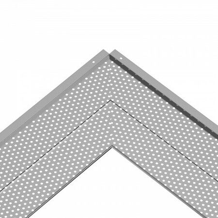 Gutter Guard 152mm Width Aluminum Leaf Filter DIY Gutter Cover 52 PCS 528cm Total Length 4mm Hole Diameter & 0.5mm Thick Raptor Gutter Guards Fits Any Roof