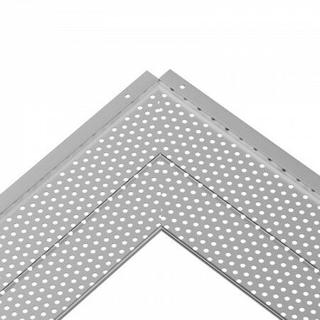 Gutter Guard 127mm Width Aluminum Leaf Filter DIY Gutter Cover 52 PCS 528cm Total Length 4mm Hole Diameter & 0.5mm Thick Raptor Gutter Guards Fits Any Roof