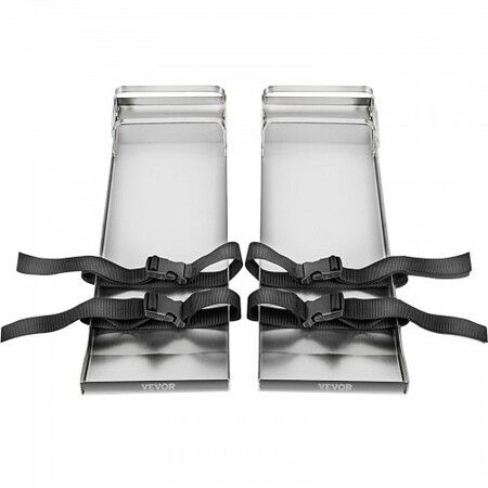 Concrete Knee Boards 70cm x 20cm Slider Knee Boards Kneeler Board Stainless Steel Kneeboards Concrete Sliders Pair Moving Sliders with Concrete Board