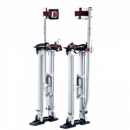 Drywall Stilts 24''-40'' Adjustable Aluminum Tool Stilts with Protective Knee Pads Durable and Non-Slip Work Stilts for Sheetrock Painting Walking Taping