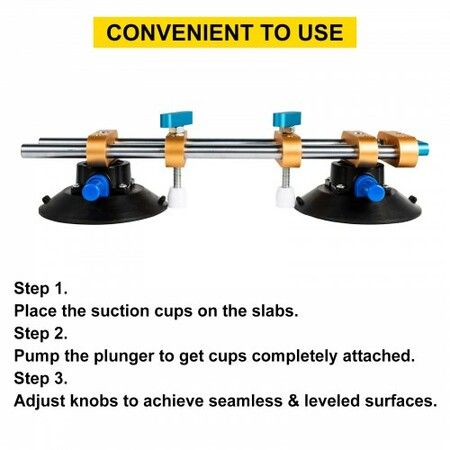 Suction Cup 152mm Stone Seam Setter for Pulling＆Aligning Tile Flat Surface