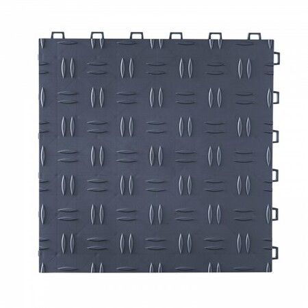 Garage Tiles Interlocking 12 x 12 x 0.53 inch 50 Pack Garage Floor Covering Tiles Non-Slip Double-Sided Texture Garage Flooring Tiles for Garages Basements