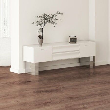 Interlocking Vinyl Floor Tiles 48 x 7.3 inch 10 Tiles 5.5mm Thick Snap Together Deep Brown Wood Grain DIY Flooring