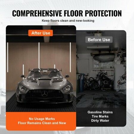 Diamond-Plate Rubber Flooring Roll 3 mm x 4 ft x 10 ft Garage Floor Mat SBR Rubber Garage Flooring Roll Easy to Clean Diamond Plate Rubber Mat