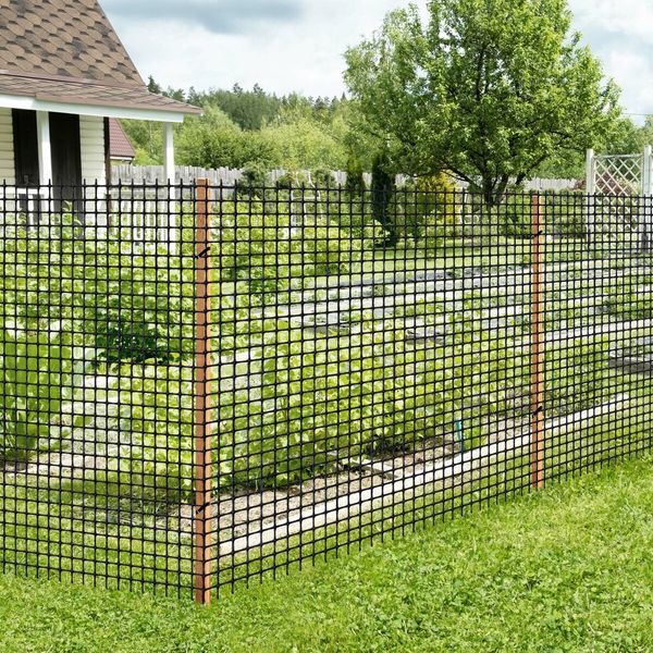 Plastic Mesh Barrier Garden Net 50mx1.2m Animal Chicken Wire Fence Dog Enclosure Protection Temporary Fencing Construction