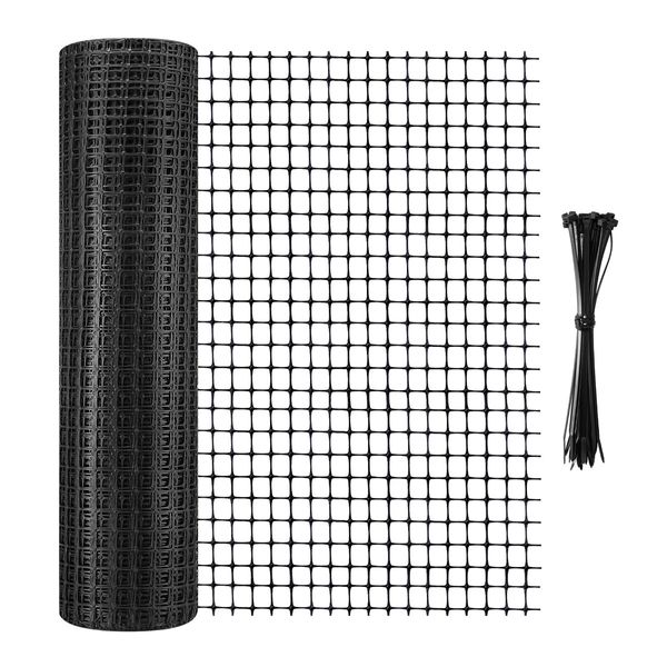 Plastic Mesh Barrier Garden Net 50mx1.2m Animal Chicken Wire Fence Dog Enclosure Protection Temporary Fencing Construction