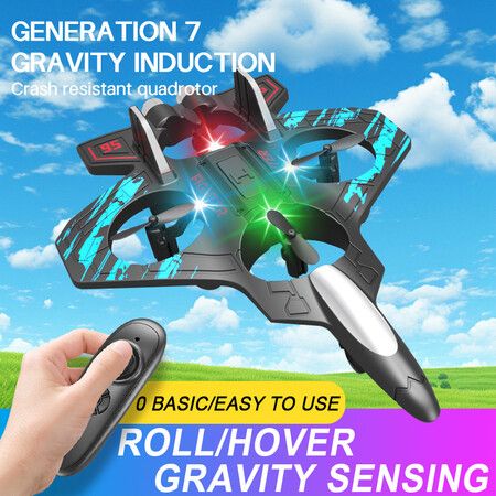 RC Plane Remote Control Plane 2.4Ghz Foam RC Airplanes Helicopter Quadcopter for Men Women Kids for Kids Boys Age6+