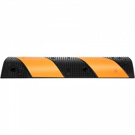 Rubber Speed Bump 2 Pack 2 Channel Speed Bump Hump 42\" Long Modular Speed Bump Rated 22000 LBS Load Capacity 40.2 x 11.8 x 2.4 inch Garage Speed Bump