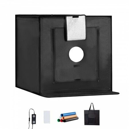 Photo Studio Light Box 3000-5600K Adjustable 3 Color Temperatures 50.5 x 48.5 x 49.5 cm